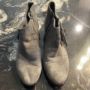 Sam Edelman, Gray, never warn booties.